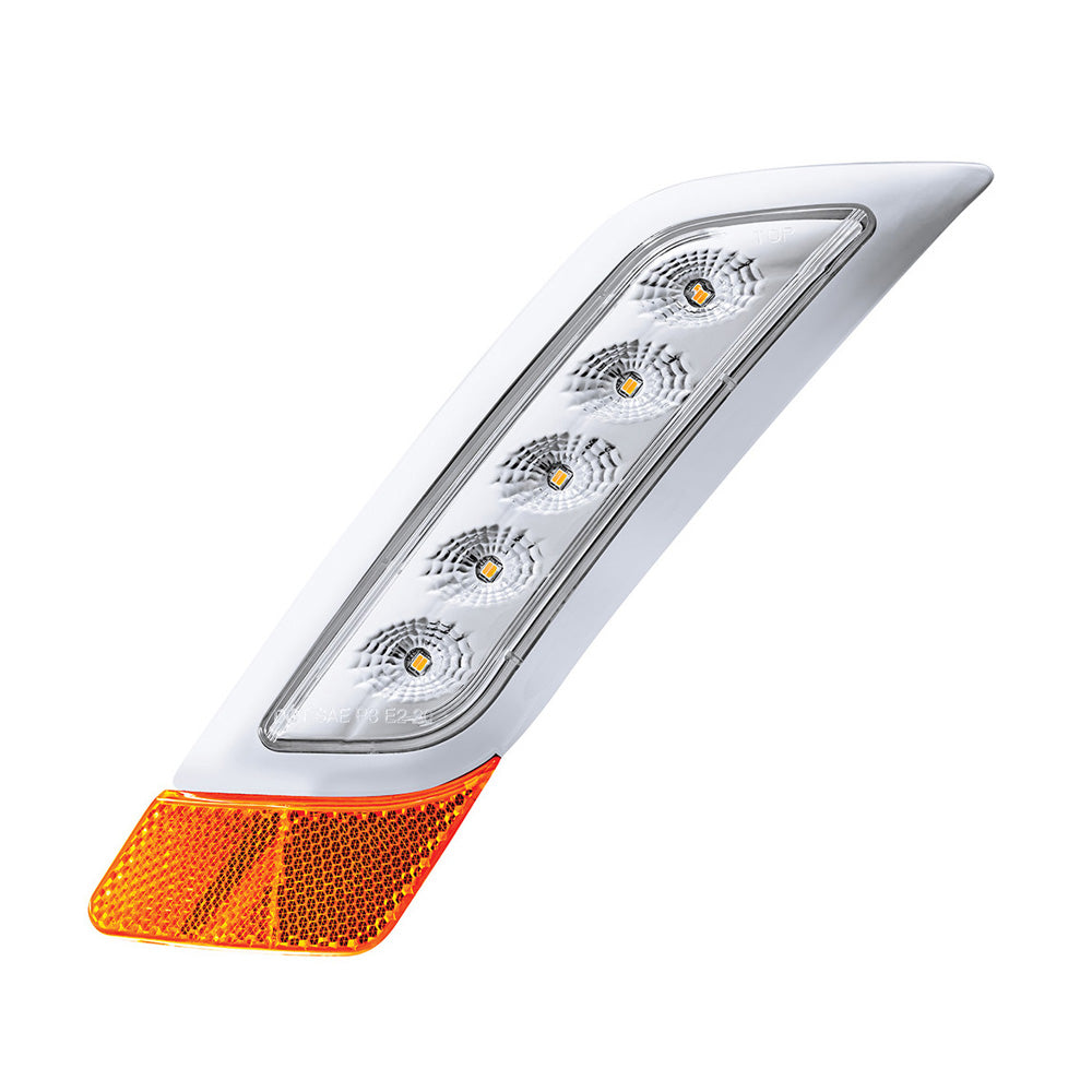 Double Fury Amber, White 5 LED Fender Turn Signal for PB 579, 587 "“ DS