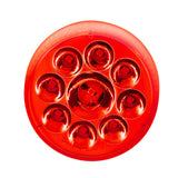 2-1/2" Round Reflector Marker and Clearance Light Kit - Red/Red