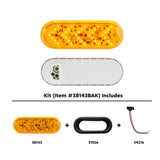 6" Oval Sequential Light Kit with Amber LED