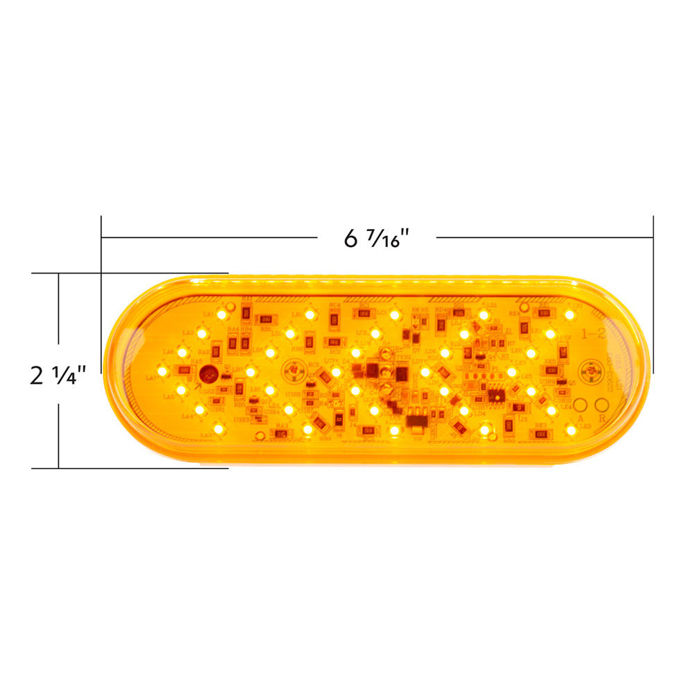 6" Oval Sequential Light Kit with Amber LED