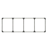 24" x 74" Aluminum Hoop with 5 Crossmembers