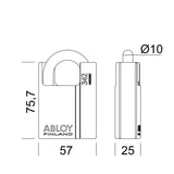 1" Shrouded Enforcer Pad Lock