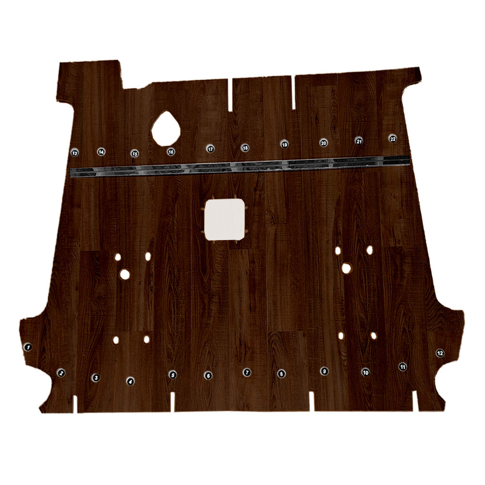 Kenworth T660, W900 Day Cab 2006 - 2025 Laminate Flooring with Shifter Cutout