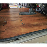 Peterbilt 379 1988 - 2004 Vinyl Plank Wood Flooring with Shifter Cutout