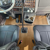 Kenworth T660, W900 1990-2005 Vinyl Plank Wood Flooring with Shifter Cutout