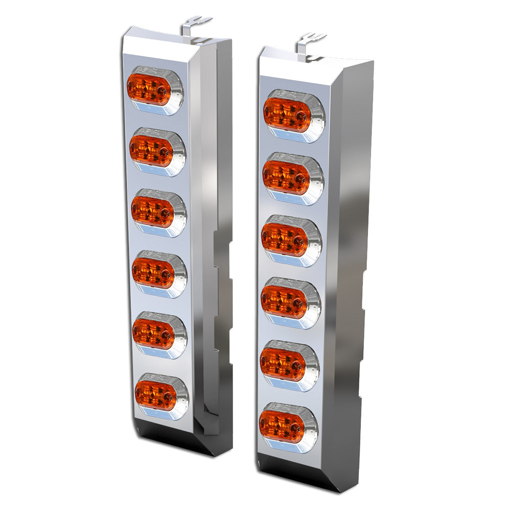 PB 589 2024+ Front SS Breather Light Bar with 12 Challenger LEDs