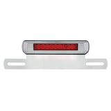 Chrome Die-Cast License Plate LED Light & Bracket with 3rd LED Light