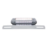 Chrome Die-Cast License Plate LED Light & Bracket with 3rd LED Light