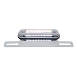 Chrome Die-Cast License Plate LED Light & Bracket with 3rd LED Light