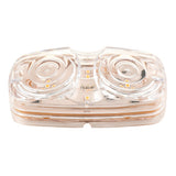 4" Amber/Clear Tiger Eye Dual Function LED Light