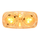 4" Amber/Clear Tiger Eye Dual Function LED Light
