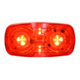 4" Red/Red Tiger Eye Dual Function LED Light