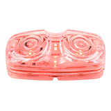 4" Red/Clear Tiger Eye Dual Function LED Light