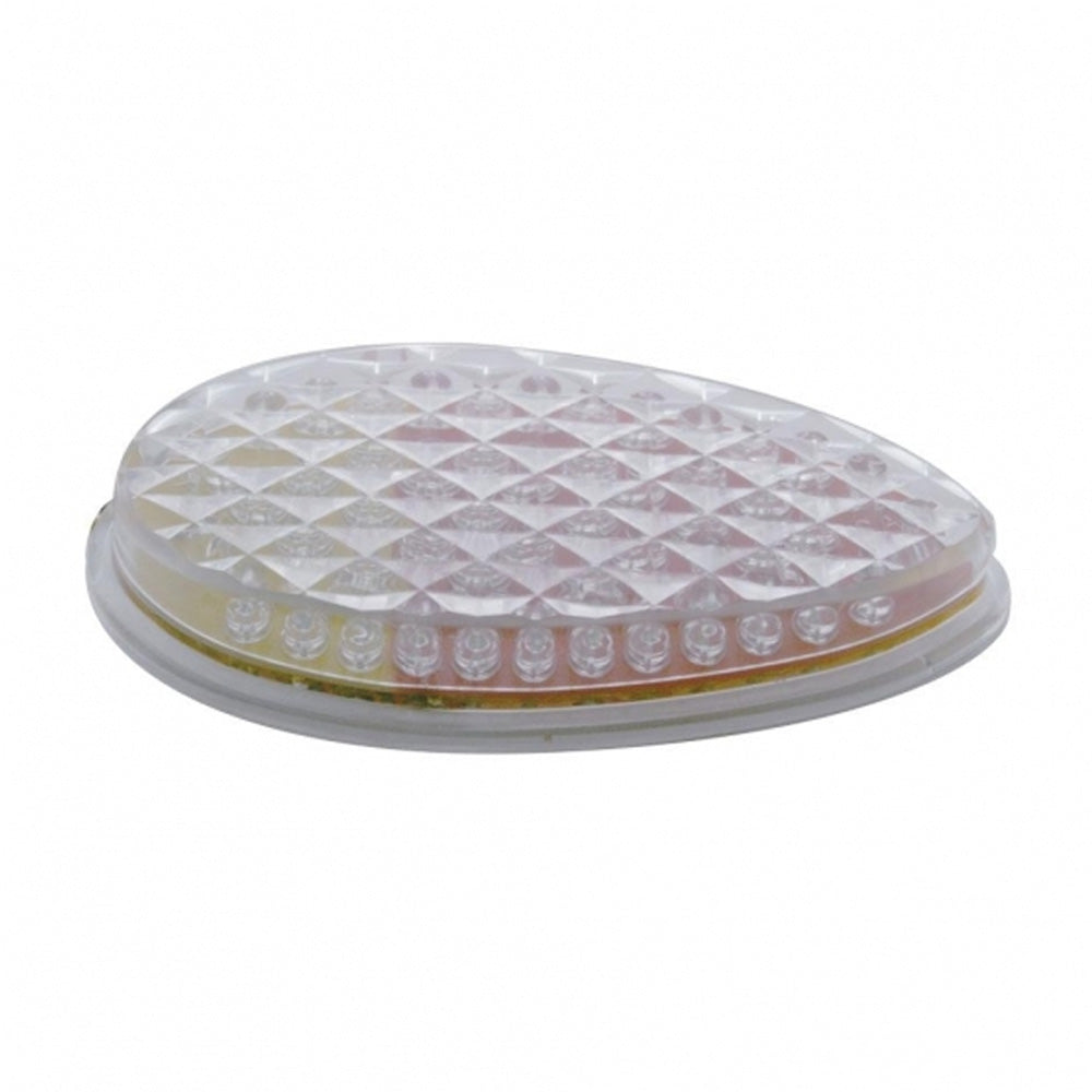51 Amber, Red LEDs Duo Auxiliary Utility Clear Lens