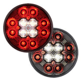 4" Combo 12 LED Stop, Turn, Tail w/ 16 LED Back-Up Light
