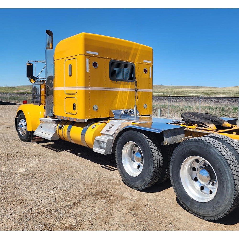 Peterbilt, Kenworth Stealth Black Steel Rear Window Guard