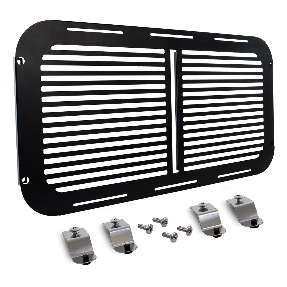 Peterbilt, Kenworth Stealth Black Steel Rear Window Guard