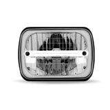 5" x 7" Heated LED Headlight with White Glow Accent