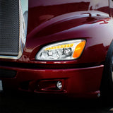 KW T170, T270, T370, T440, T470, T660, T700 LED Projection Headlight w/ Turn Signal