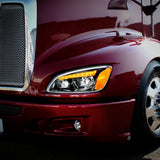 KW T170, T270, T370, T440, T470, T660, T700 LED Projection Headlight w/ Turn Signal