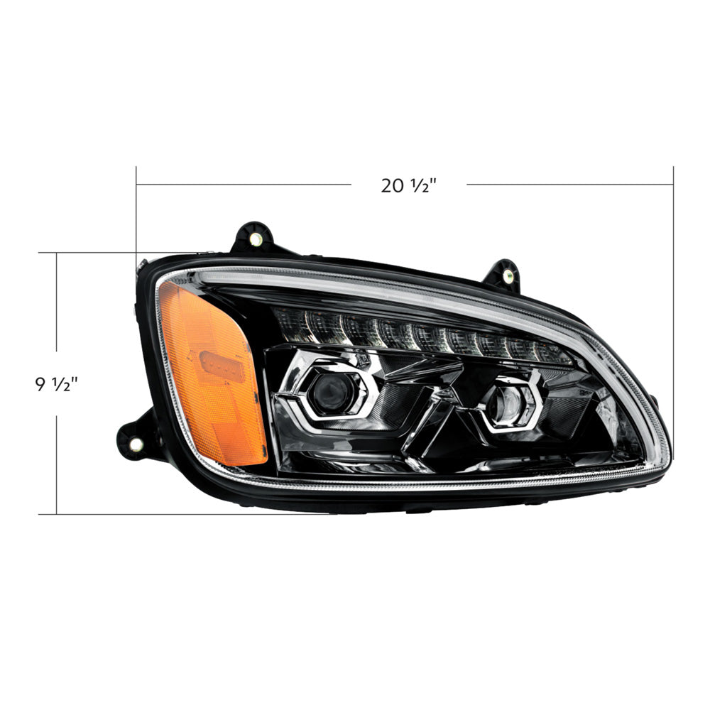 KW T170, T270, T370, T440, T470, T660, T700 LED Projection Headlight w/ Turn Signal