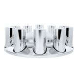 33MM Dome Chrome Plastic Front Axle Cover