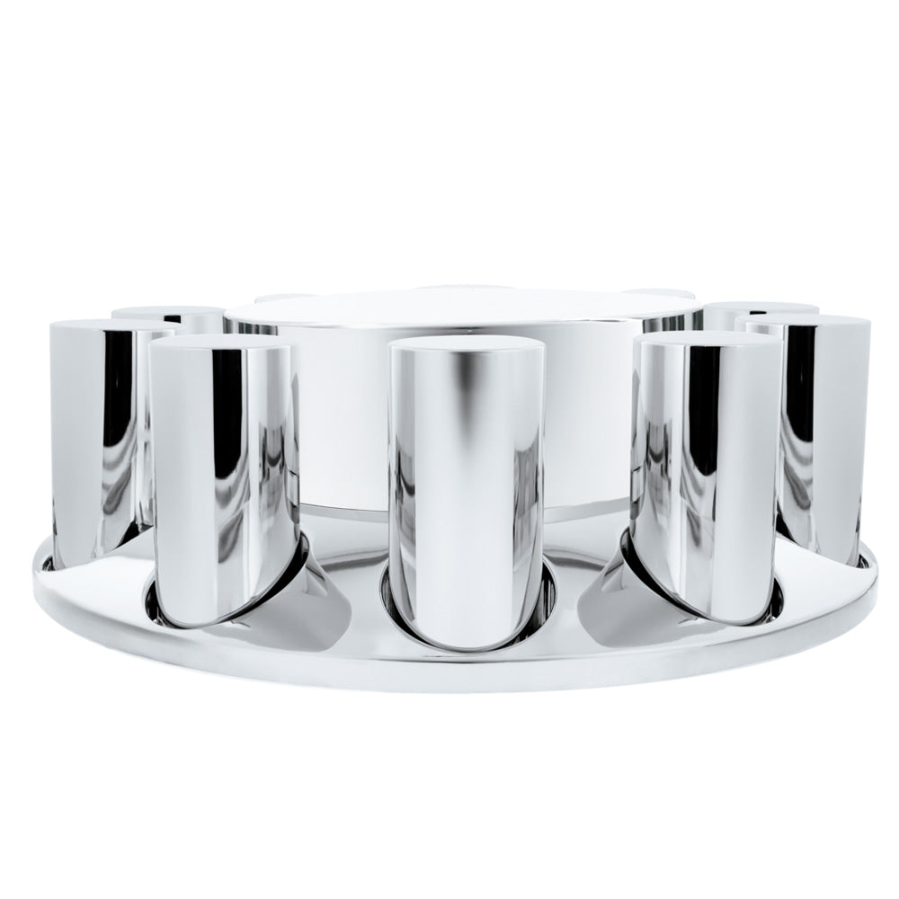 33MM Chrome Plastic Flat Top Front Axle Cover