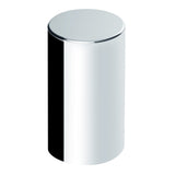 33mm x 3-1/2" Chrome Plastic Cylinder Nut Covers - Push-On