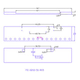 KW 20" Boxed End Bumper with Step, Tow and 2" Light Cutouts