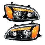KW T170, T270, T370, T440, T470, T660, T700 LED Projection Headlight w/ Turn Signal