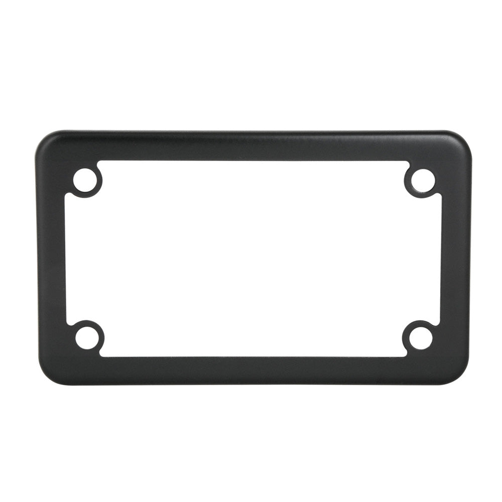 Black Motorcycle License Plate Frame