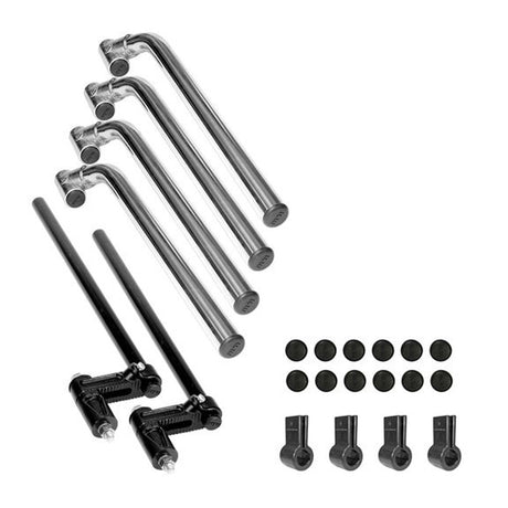 Premium DR-22 center multi-mount with stainless offset mounts