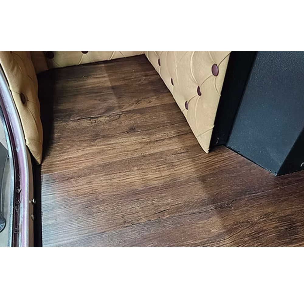 63" Sleeper Vinyl Plank Wood Flooring for Peterbilt 379 Without SubWoofer