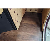 Peterbilt 379 63" Sleeper Dark Brown Vinyl Plank Wood Flooring for Peterbilt 379 Without SubWoofer