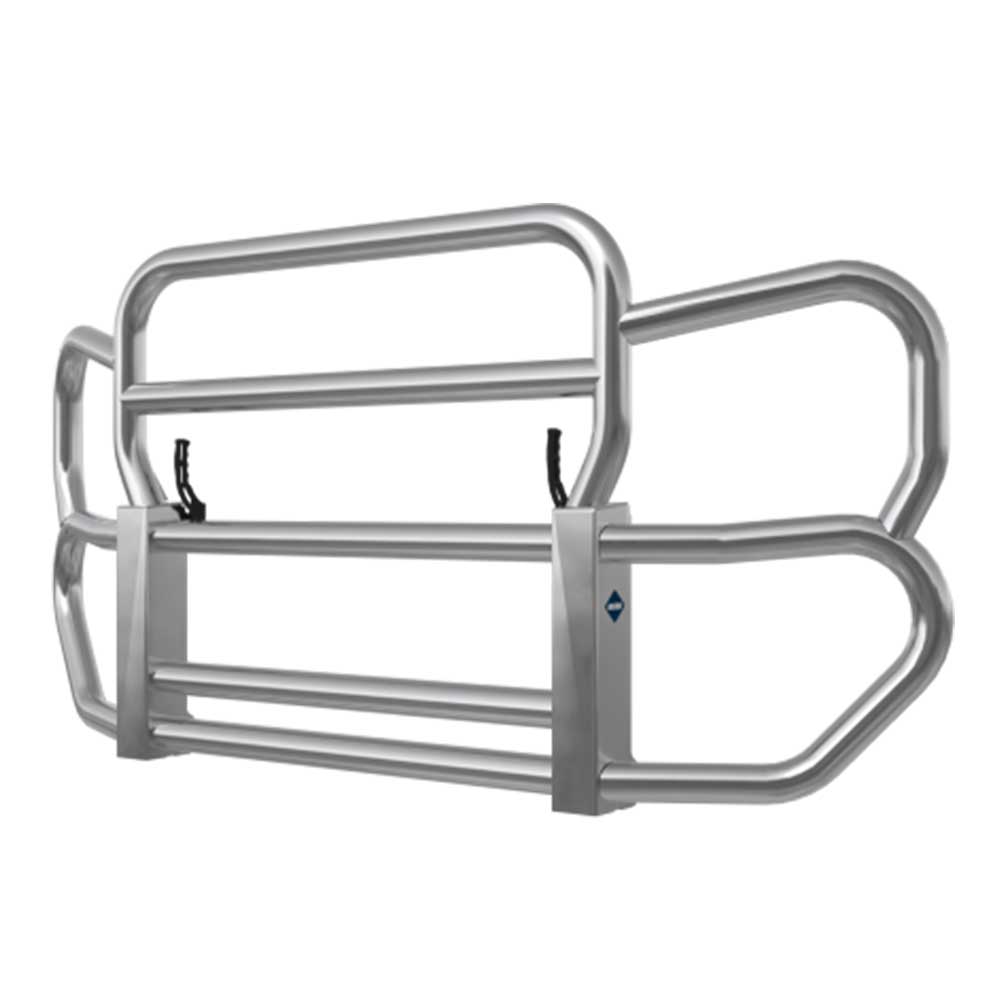 HERD Polished Stainless Coat Grille Guard Gen 4 for Freightliner Cascadia Gen 4, Western Star 57X SBA