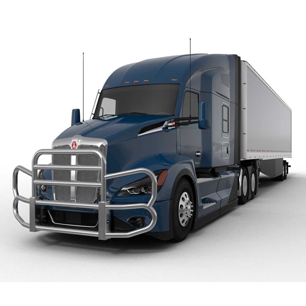 HERD Polished Stainless Steel Grille Guard Gen 4 for Peterbilt 579