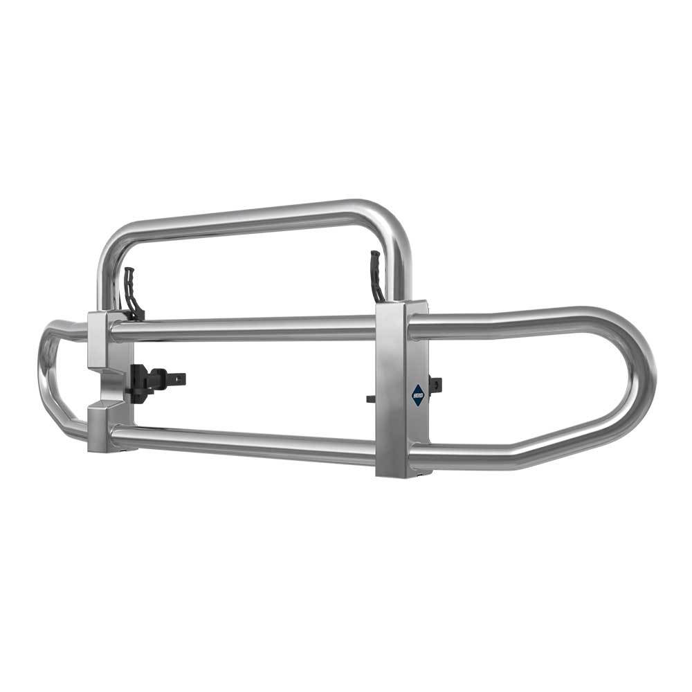 HERD Polished Stainless Grille Guard Gen 4 for Kenworth T680 Next Gen