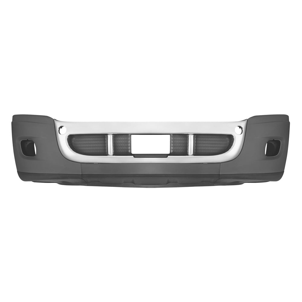 Freightliner Cascadia 2008-17 Three Piece Bumper with Fog Light Cutouts