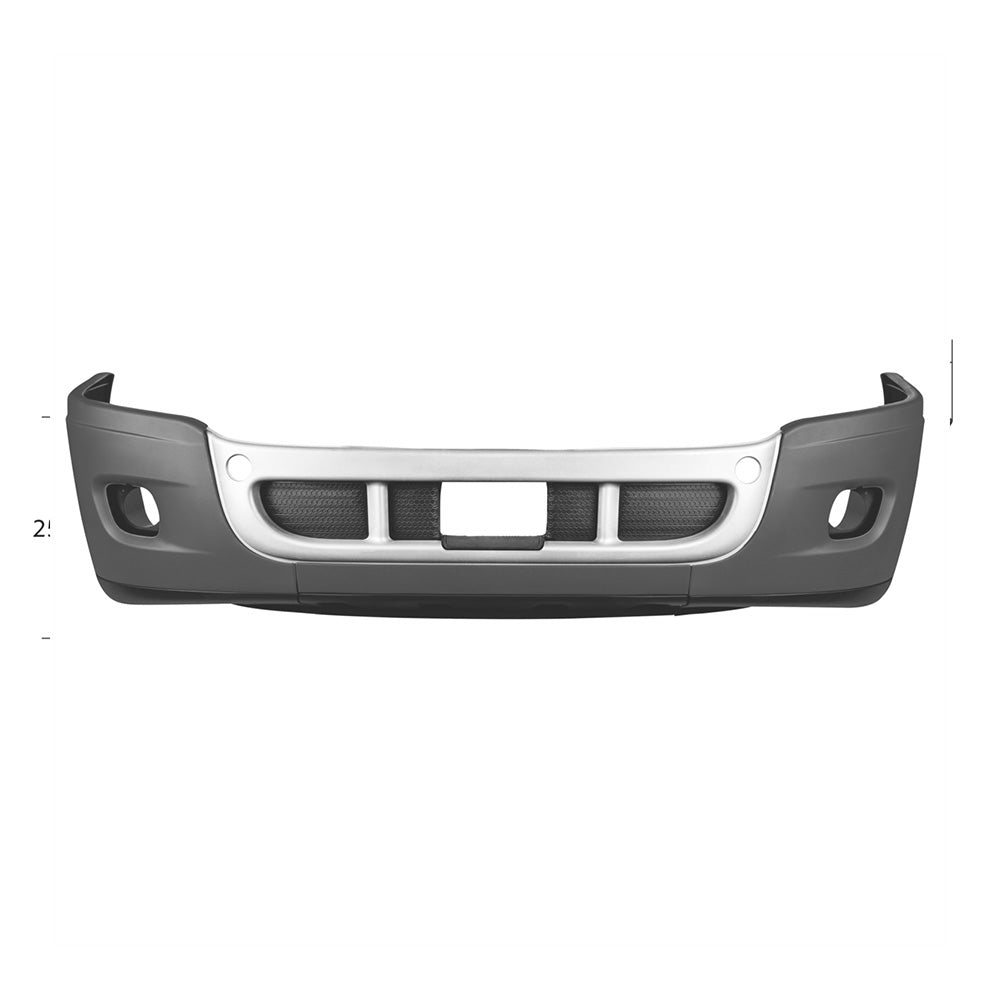 Freightliner Cascadia 2008-17 Three Piece Bumper with Fog Light Cutouts