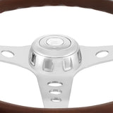 18" Chrome GT Steering Wheel with Horn Bezel & Button