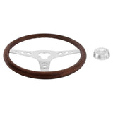 18" Chrome GT Steering Wheel with Horn Bezel & Button