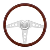 18" Chrome GT Steering Wheel with Horn Bezel & Button
