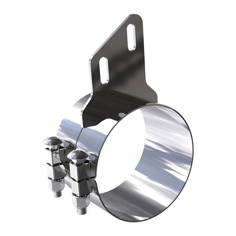 Peterbilt 6"D x 4"W heavy duty exhaust clamp for semi trucks