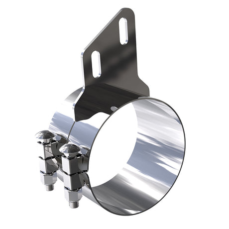 Peterbilt 8"D x 4"W heavy duty exhaust clamp for semi trucks