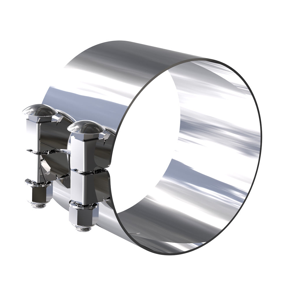 6"D x 4"W Heavy Duty Wide Band Exhaust Clamp