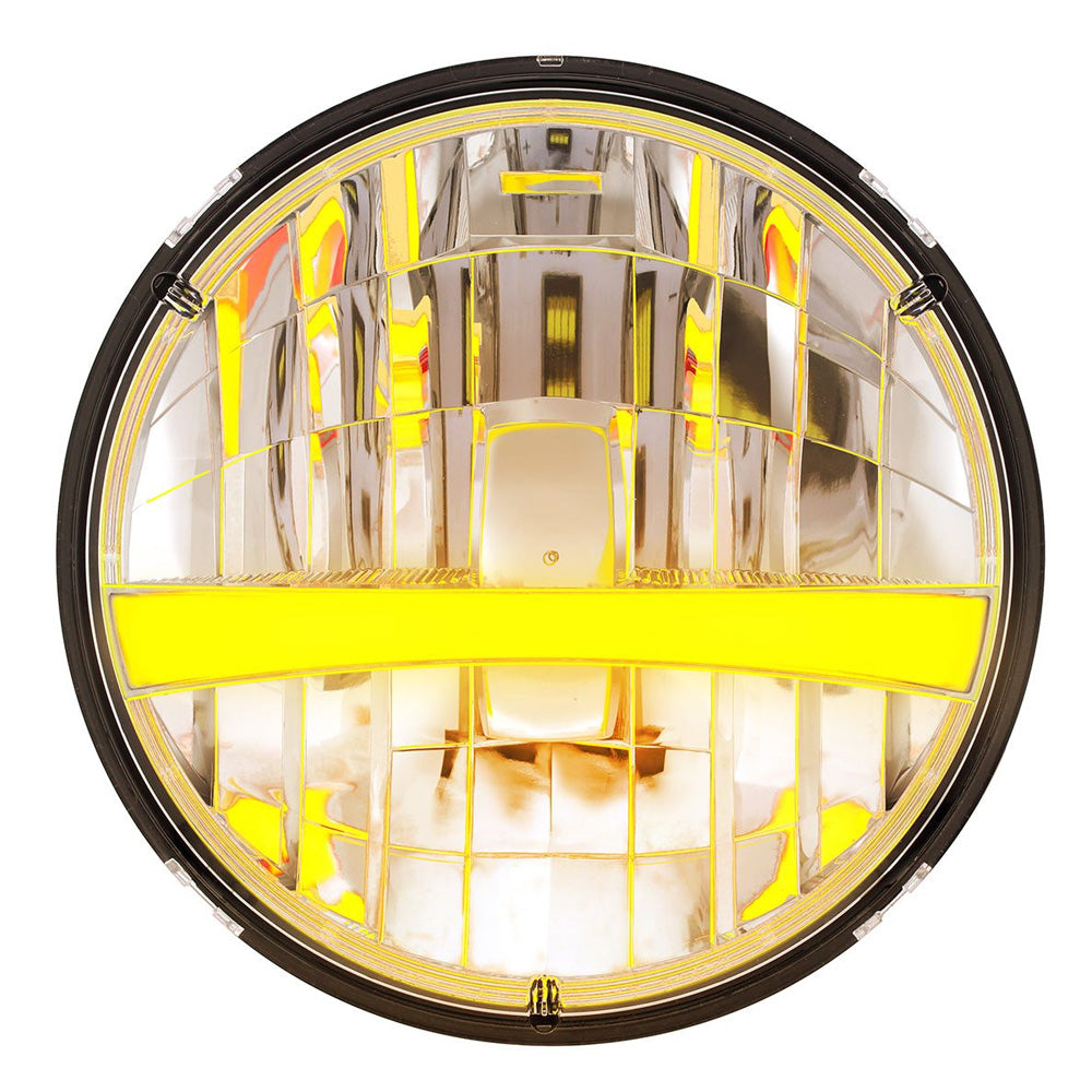 ULTRALIT 7" High Power LED with Amber Position Light Bar