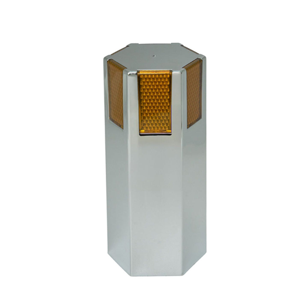 33mm Hex Lug Nut Cover with Reflector-Thread-On
