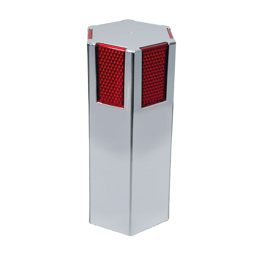 33mm Hex Lug Nut Cover with Reflector-Thread-On