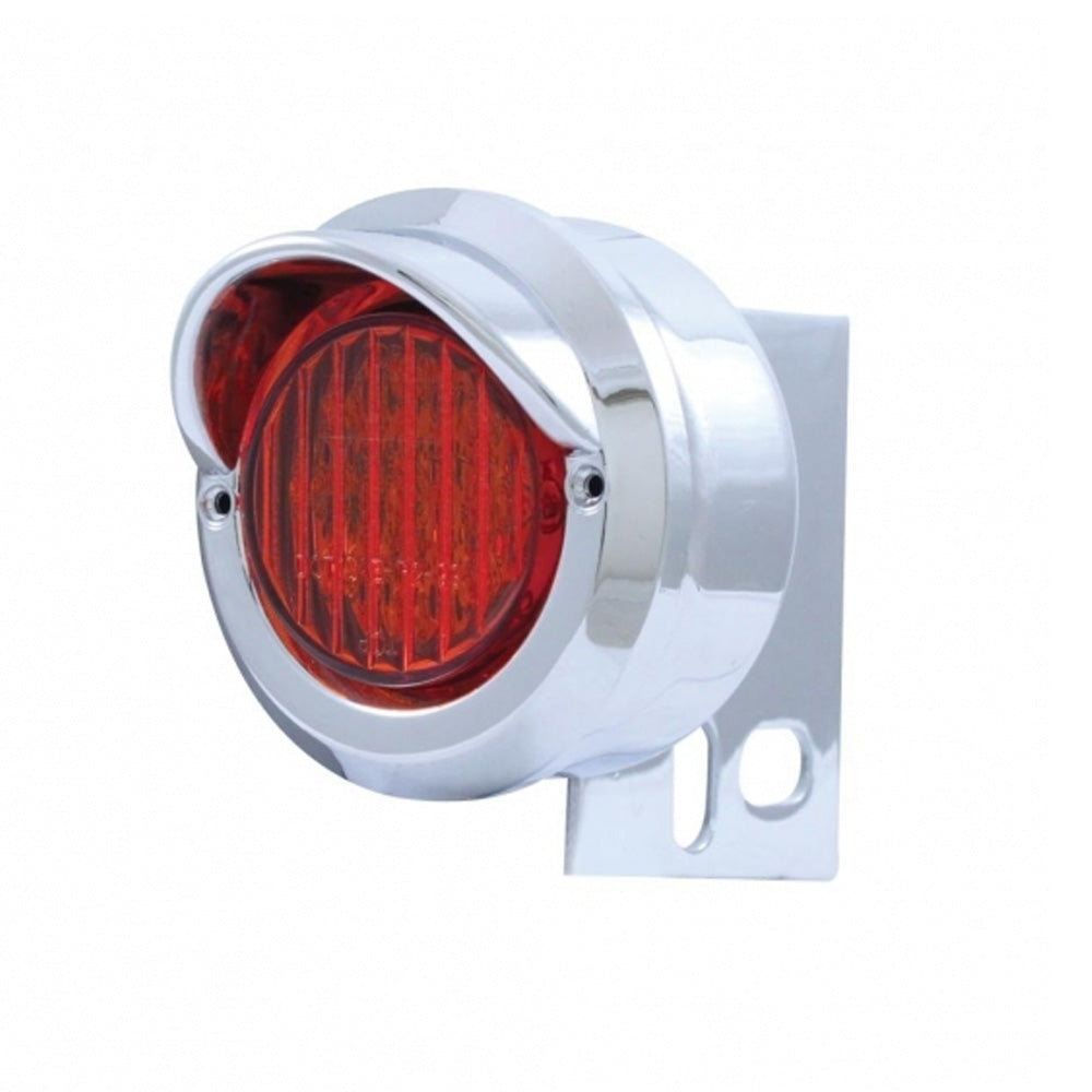 Nine 2" LED Mud Flap Hanger End Light with Visor