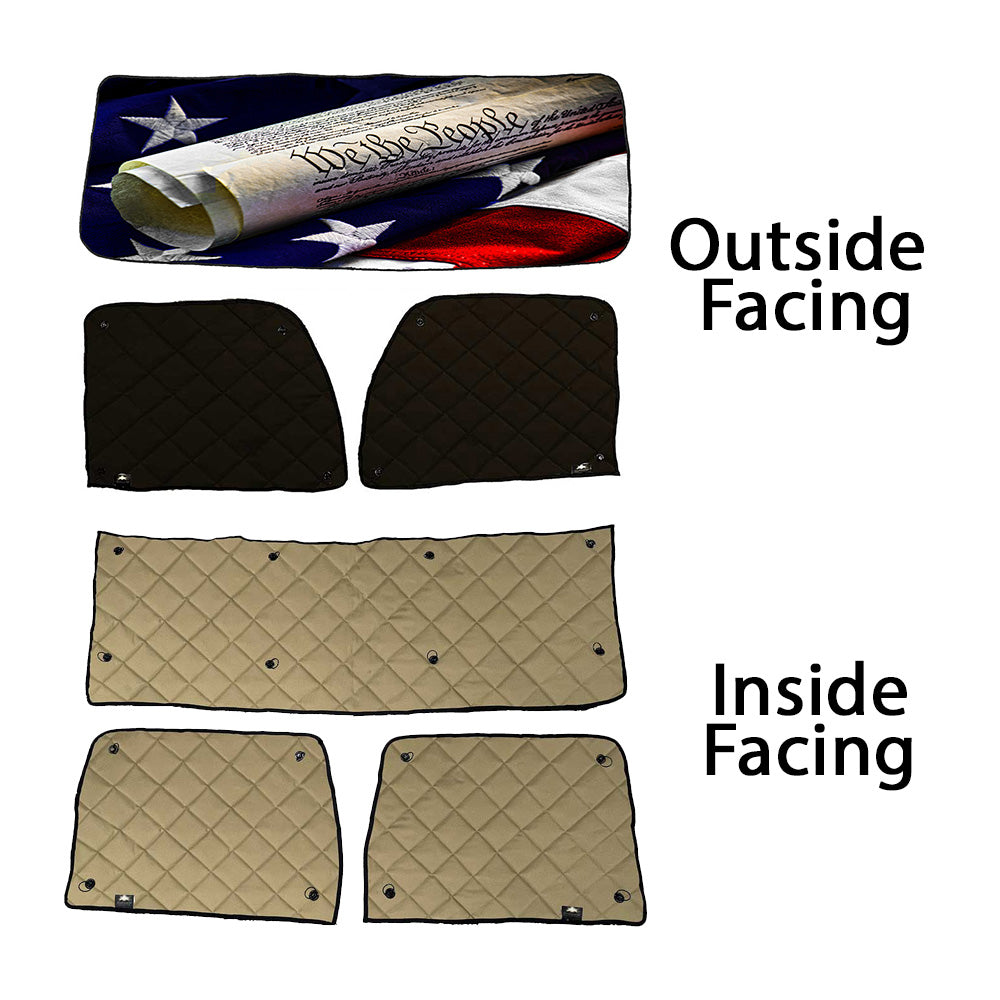 PB 365, 367, 384, 386, 388, 389, 379 (2005-07), 330, 335, 337, 348 (2006+) ZenEclipse WTP Blackout Window Covers